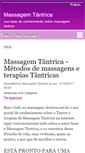 Mobile Screenshot of massagemtantrica.net.br